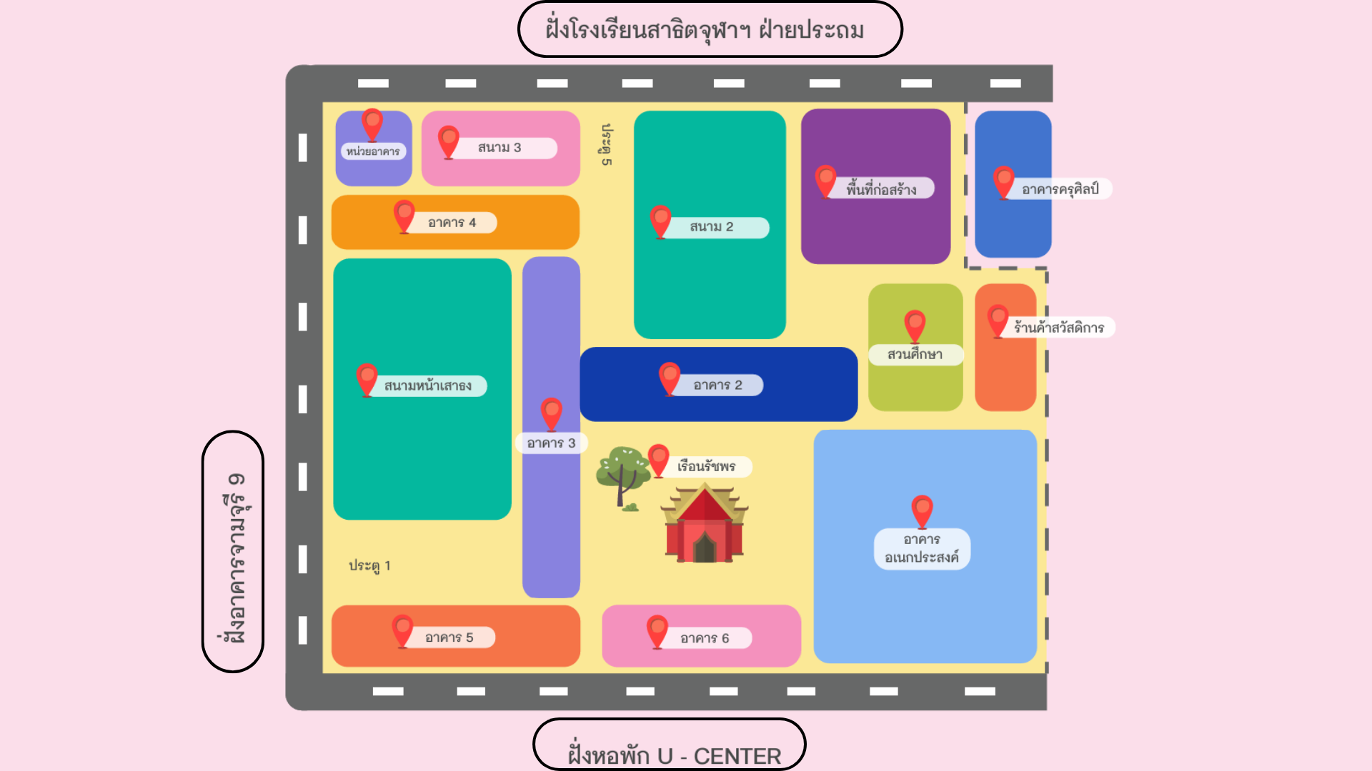 แผนผังอาคาร